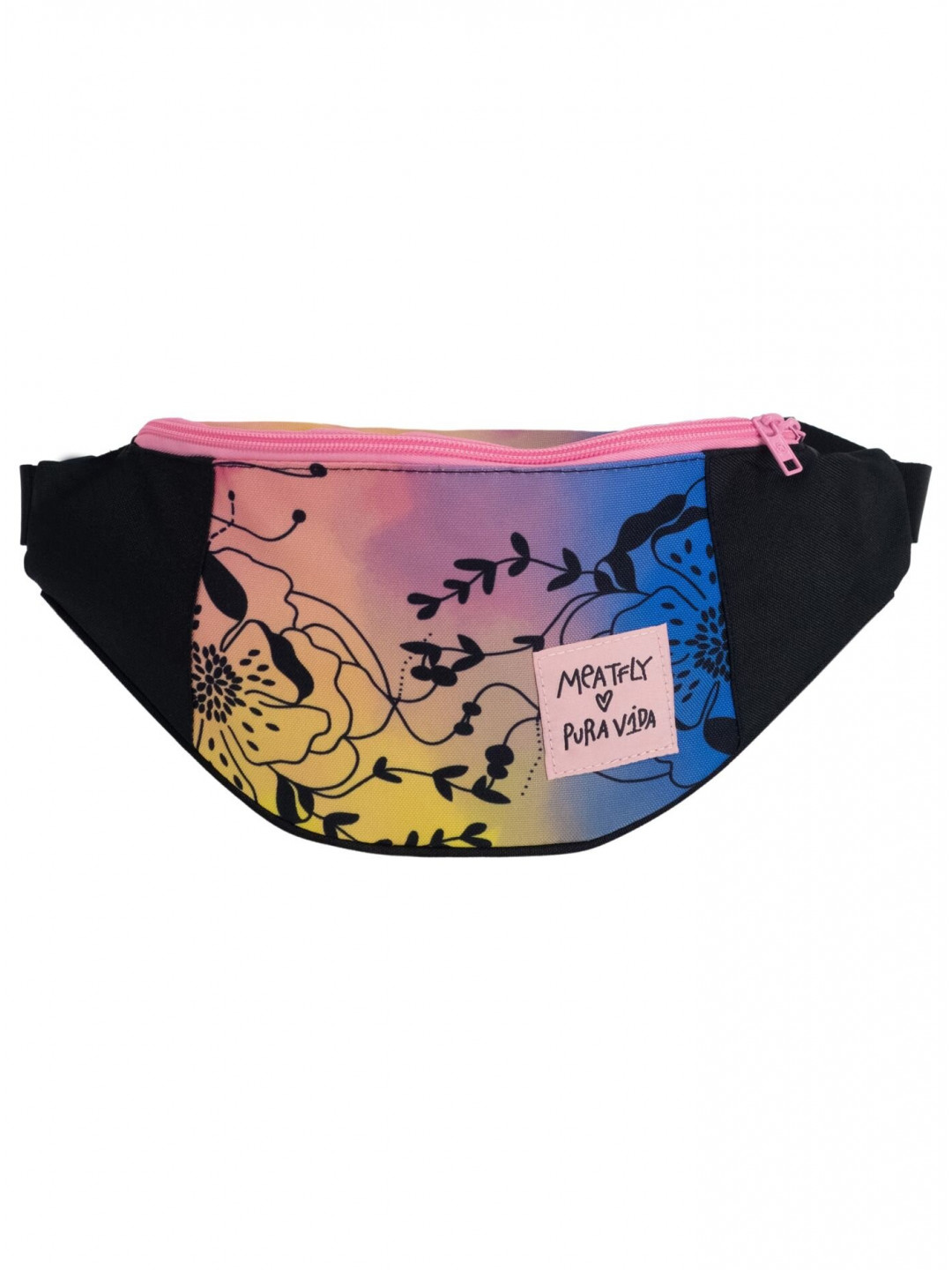 Meatfly ledvinka X Pura Vida Taya Peach Flowers Růžová Objem 2 5 L